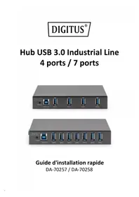 Notice Digitus DA-70257 USB hub