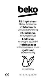 Notice BEKO BCNA275E5ZSN Kjøleskap