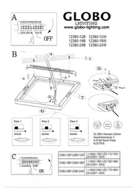 Notice Globo 12380-18W Lampe