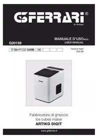 Notice G3 Ferrari ARTIKO DIGIT G20159 Výrobník ledu