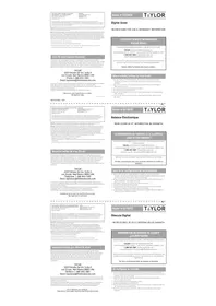 Notice Taylor 5273832 Balance