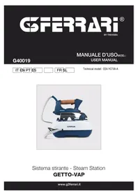 Notice G3 Ferrari GETTO-VAP G40019 Cuiseur vapeur