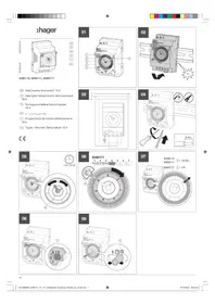 Notice HAGER EHN110 Commutateur horaire numérique