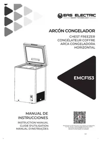 Notice EAS Electric EMCF153 Freezer