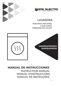 Notice EAS Electric EMW9545VPDINOX Washing machine