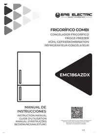 Notice EAS Electric EMC186AZDX Fridge