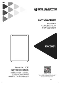 Notice EAS Electric EMZ851 Freezer