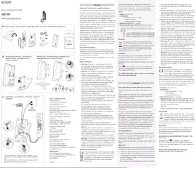 Notice Snom HD100 Téléphone
