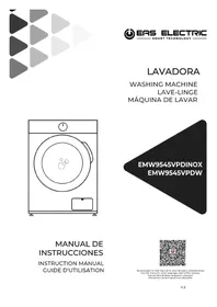Notice EAS Electric EMW9545VPDW Washing machine