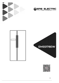 Notice EAS Electric EMSS178EW Fridge