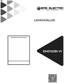 Notice EAS Electric EMD122BI-V1 Dishwasher