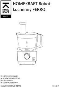 Homekraft Ferro - Food Processor