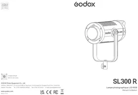 Notice GODOX SL300R Lampe