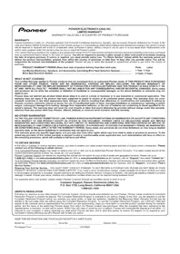 Notice PIONEER TS-A1671F Enceinte