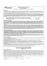 Notice PIONEER TS-A4671F Enceinte