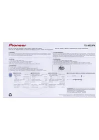 Notice PIONEER TS-A523FH Enceinte