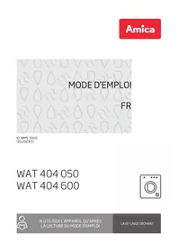 Notice AMICA WAT 404 050 Sèche-linge