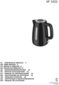 Notice AMICA KF 1022 Bouilloire