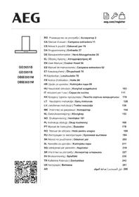 Notice AEG GD3951B Campana extractora