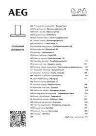 Notice AEG DCK6980HR Campana extractora