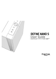 Notice Fractal Design DEFINE NANO S Unite Centrale