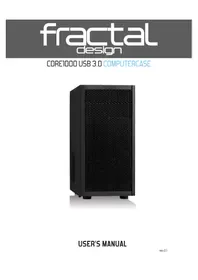 Notice Fractal Design CORE 1000 Unite Centrale