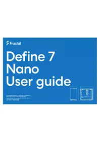 Notice Fractal Design DEFINE 7 NANO Unite Centrale