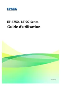 Notice EPSON ECOTANK L6190 Non catégorisé