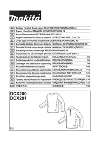 Notice MAKITA DCX200 烘干机