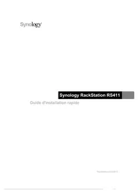 Notice SYNOLOGY RACKSTATION RS411 NAS