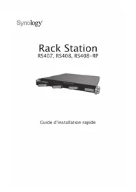 Notice SYNOLOGY RACKSTATION RS407 NAS