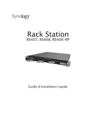 Notice SYNOLOGY RACKSTATION RS408RP NAS