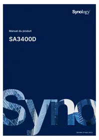 Notice SYNOLOGY SA3400D NAS