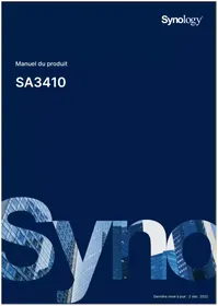 Notice SYNOLOGY SA3410 NAS