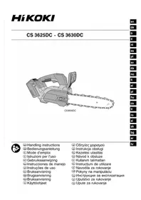 Notice HiKOKI CS3625DC Fierăstrău