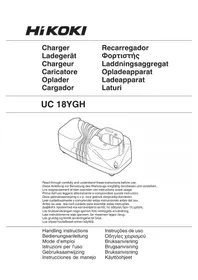 Notice HiKOKI UC18YGH Paristolaturi