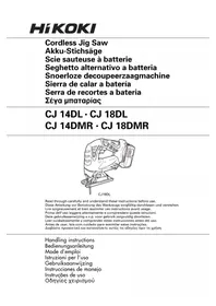 Notice HiKOKI CJ14DL Säge