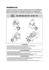 Notice HiKOKI EC6B Compresseur