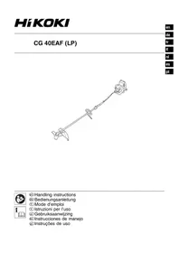 Notice HiKOKI CG40EAF Tondeuse à gazon