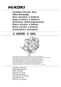 Notice HiKOKI C18DMR Säge