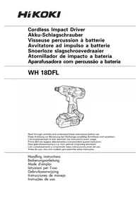 Notice HiKOKI WH18DFL Bohrmaschine