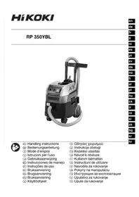 Notice HiKOKI RP350YBL Neclasificat