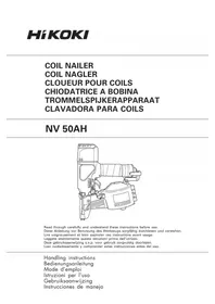 Notice HiKOKI NV50AH Tacker