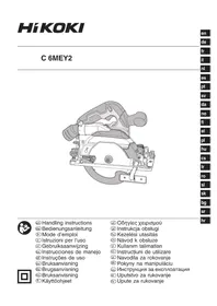 Notice HiKOKI C6MEY2 Fierăstrău