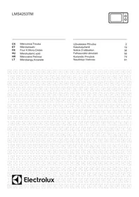 Notice ELECTROLUX LMS4253TMH Micro-ondes