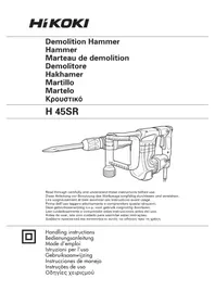 Notice HiKOKI H45SR Bohrmaschine