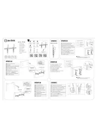 Notice AV:link LPTL600 Support mural