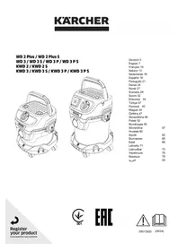 Notice Kärcher WD 2 PLUS V-15/6/18/C Odkurzacz