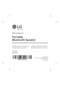 Notice LG XBOOM GO DXG5Q Enceinte bluetooth