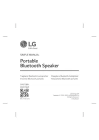 Notice LG XBOOM GO DXG7Q Enceinte bluetooth